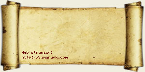 Nadja Dedinac vizit kartica